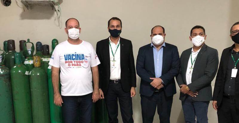 Banco da Amazônia doa 45 cilindros de oxigênio para a Secretaria de Saúde do Pará