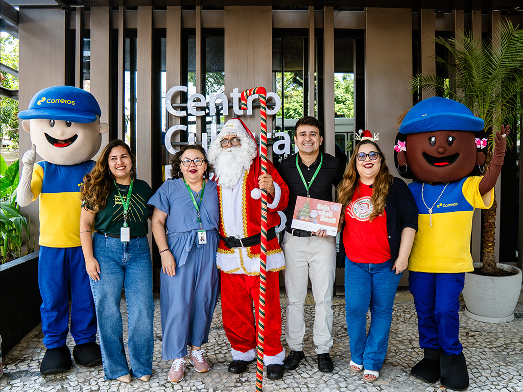 Ação de natal dos Correios no Centro Cultural - Foto 26