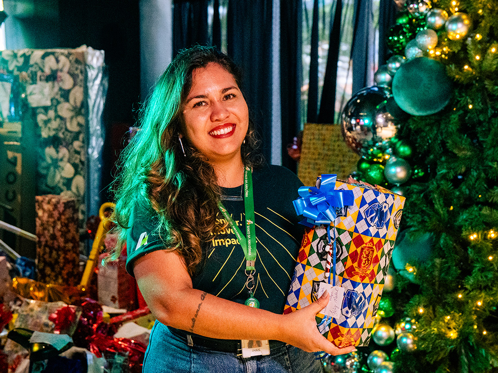 Ação de natal dos Correios no Centro Cultural - Foto 9