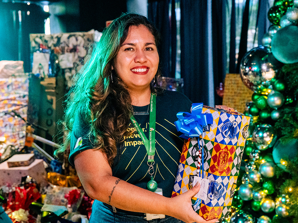 Ação de natal dos Correios no Centro Cultural - Foto 8