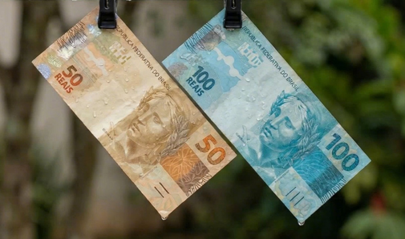 Seu dinheiro molhou? Entenda o que fazer antes de descartar uma cédula danificada