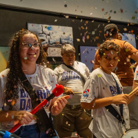 1º Grito de Carnaval: Bateria das Crias do Curro Velho marca reabertura do Centro Cultural Banco da Amazônia