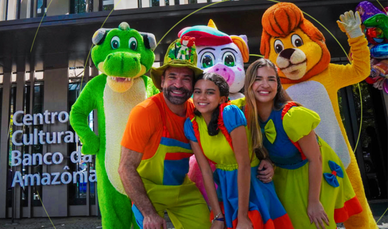 Fim de semana no Centro Cultural Banco da Amazônia: Show Balada Kids e Oficina de Arte reúnem famílias e memórias afetivas